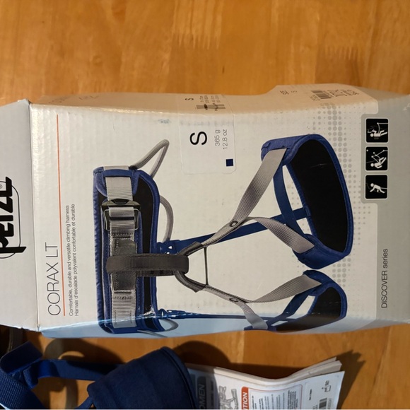 PETZL CORAX LT Women's Climbing Harness -  Blue - Picture 2 of 4